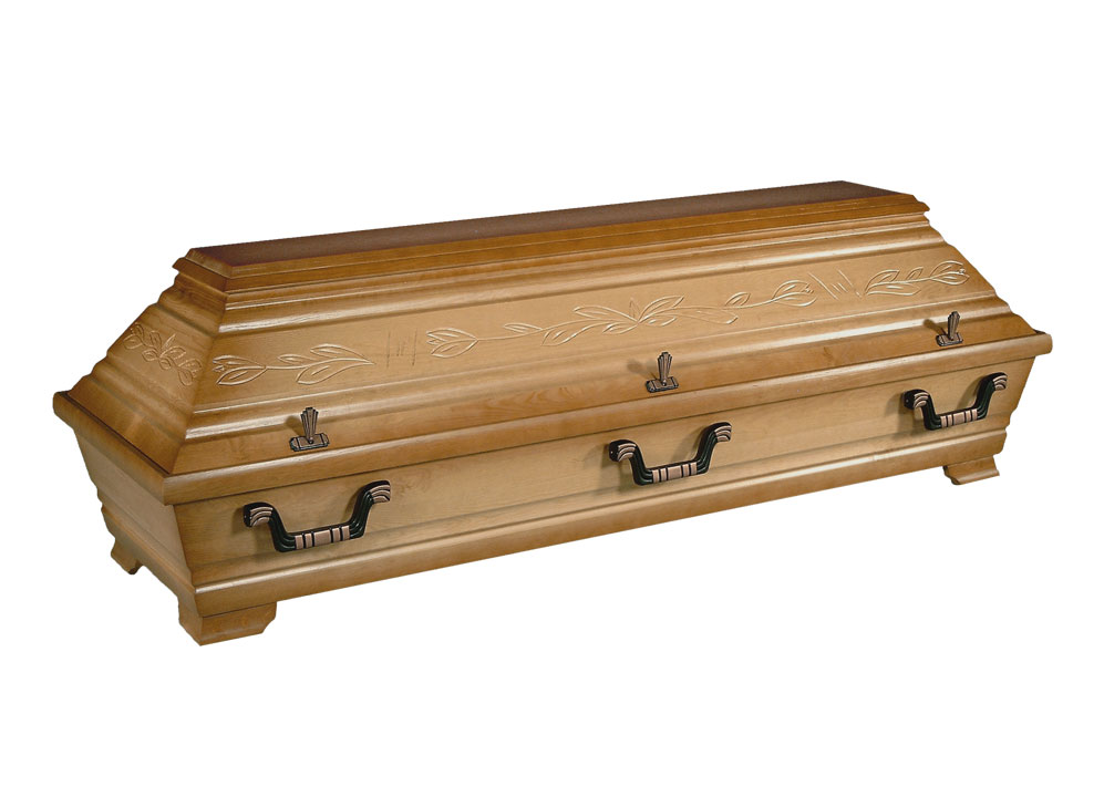 Kiefernvollholszarg: 2/2 Natur Cognac Patina Ranke